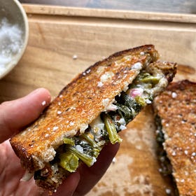 Pressed Broccoli Rabe & Cheese