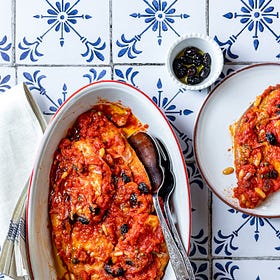 A Sicilian recipe for swordfish