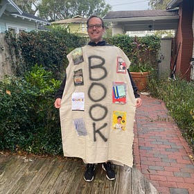 Happy Halloween from Billy the "Book" banner