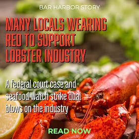 Many Locals Wearing Red To Support Lobster Industry