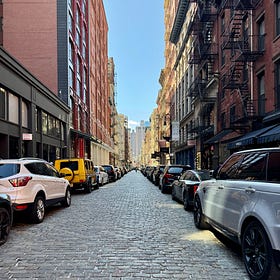 Stuff in Sidewalks (in SoHo)