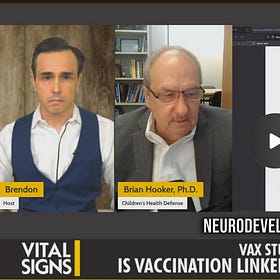 Dr. Brian Hooker: “You’re DOUBLING Your Risk of Having a Developmental Delay in Your Child by Vaccinating.” 