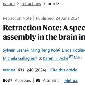 The most seminal paper in Alzheimer's pathology has been retracted due to allegations of fraud