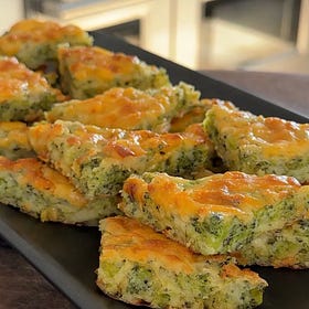 Broccoli and Cheddar Bites