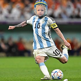 My son, the two year old soccer prodigy