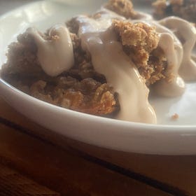 Protein Blueberry Oat Crumble