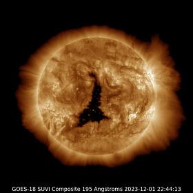 Explanation: Coronal Holes Located On The Sun