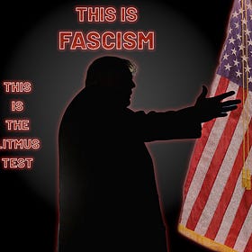 This Is Fascism; This Is the Litmus Test