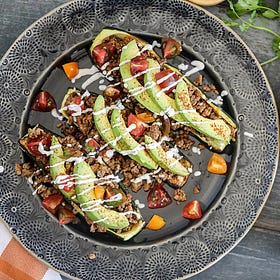 Taco Stuffed Zucchini