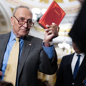 Democrats' new battle cry: "Methinks the president doth protest too much"