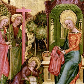 knitting madonna