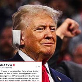 Reflective Trump: Country Must Unite Around Idea That My First Term Never Happened 