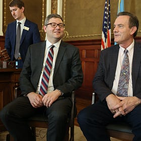 WATCH: Gov. Rhoden, Lt. Gov. Venhuizen talk succession, state corruption, prison, fireworks