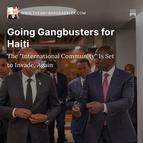 Going Gangbusters for Haiti