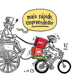 Uberização em todo lugar, ao mesmo tempo e agora