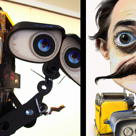 As Dalí started dreaming of WALL-E