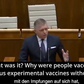 Slovak Prime Minister Launches Sweeping Investigation into Covid Response, Vaccine Deaths, and 'Suspicious' Pfizer-EU Deal