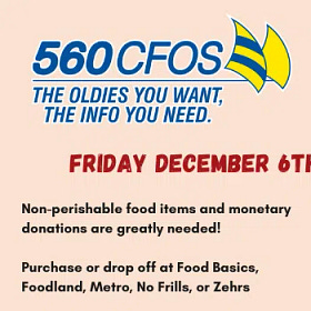 560 CFOS Hosting 2nd Annual Community Food Drive to Support Local Food Banks