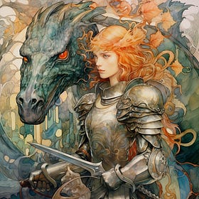 Saint-Eszter and her dragons