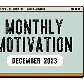 THE MONTHLY PAGE 👩🏻‍💻 December 2023