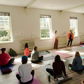 Yoga, writing, balance