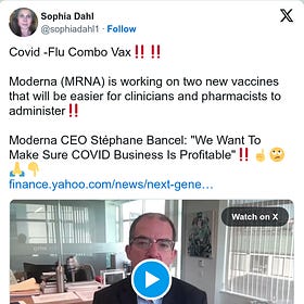 Moderna CEO: "We Want To Make Sure COVID Business Is Profitable" 🤡