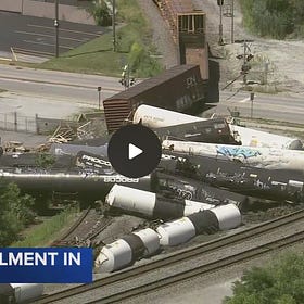 BREAKING: Another Freight Train Derails. This time in Illinois, Residents Evacuated Due to ‘HAZMAT’ Situation 