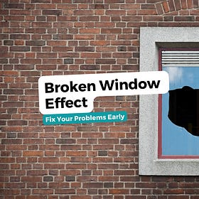 Fix your problems early and adequately