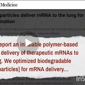 FRIGHTENING TRUTH: Airborne mRNA Vaccines Are Being Created That Can Be Delivered Straight Into the Lungs Without the Need for Injection 