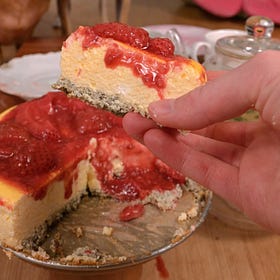 Strawberry Cheesecake for Dogs