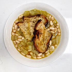 A Miraculous Sicilian Soup of Beans and Celery