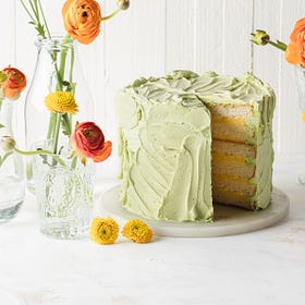 Birthday Cake Club: Mango Matcha Cake