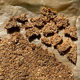 Honey Hemp Seed Granola Bark
