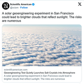 Paul Joseph Watson: Secretive Experiment to Shoot Aerosols Into the Sky Over San Francisco to Increase Cloud Cover