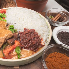 Singapore-style Beef Dalcha - a local lentil stew