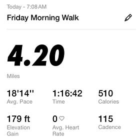 February 9 - 4.20 miles