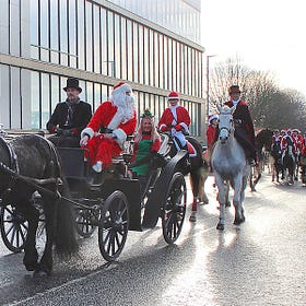 Santa ride brings festive goodwill to Downpatrick