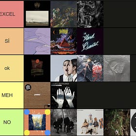 Tier list 14 de octubre: gente enamorada del In Utero, gente enamorada de sí misma