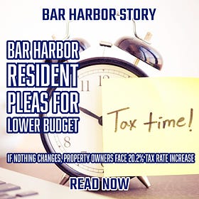 Bar Harbor Resident Pleas For Lower Budget
