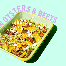 Golden Oysters & Beets
