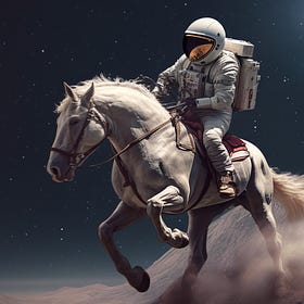 Can a horse ride an astronaut?