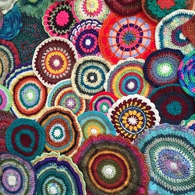 Now-Closed Small Yarn Store Had Contributed 50 Mandalas to Crochet Project Raising Awareness about Depression and Crafting to Heal
