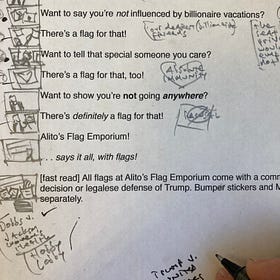 Cartooning Alito's Flags