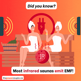 This infrared sauna eliminates EMF