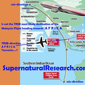 Malaysia Flight MH370: Final Research (Remote Viewing) Report – Location Africa