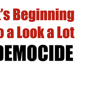 John C. A. Manley: It’s Beginning to Look a Lot Like Democide