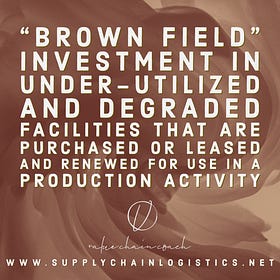 The VCC Glossary “Brown Field”