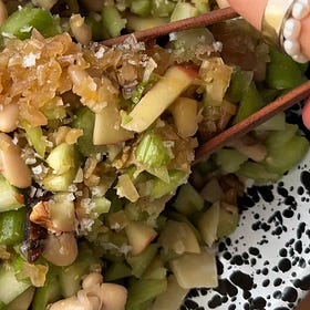 Fall Bean Chopped Salad