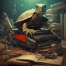 Tap, Tap, Tap on The Tiny `turtle` Typewriter