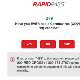 Sheldon Yakiwchuk: HOLY SHIT! American Red Cross Rejecting Vaccinated Blood?